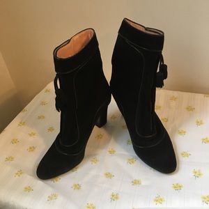Italian suede tassel boots - fantastic condition